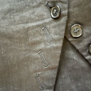 SEXY Zara Basic black double open vest size 6